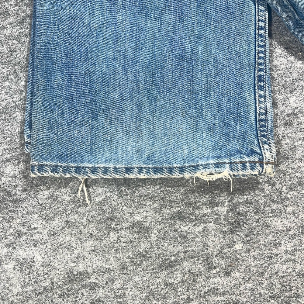 Mavi Jeans Mens 36x32 Blue Matt 337 Boot Cut Low Rise Denim Y2K Baggy Distressed - Picture 3 of 11